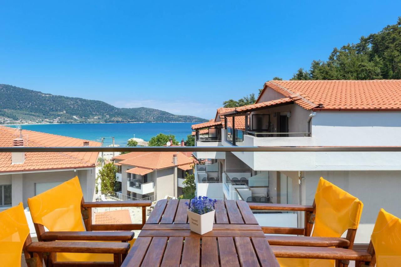 Zoe'S Sea View Apartment Skala Potamia  Exterior foto